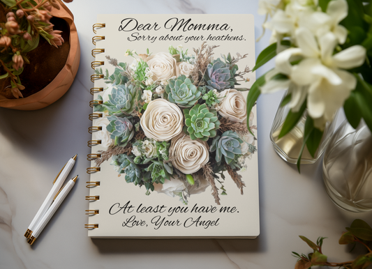 Funny Dear Momma Spiral Notebook