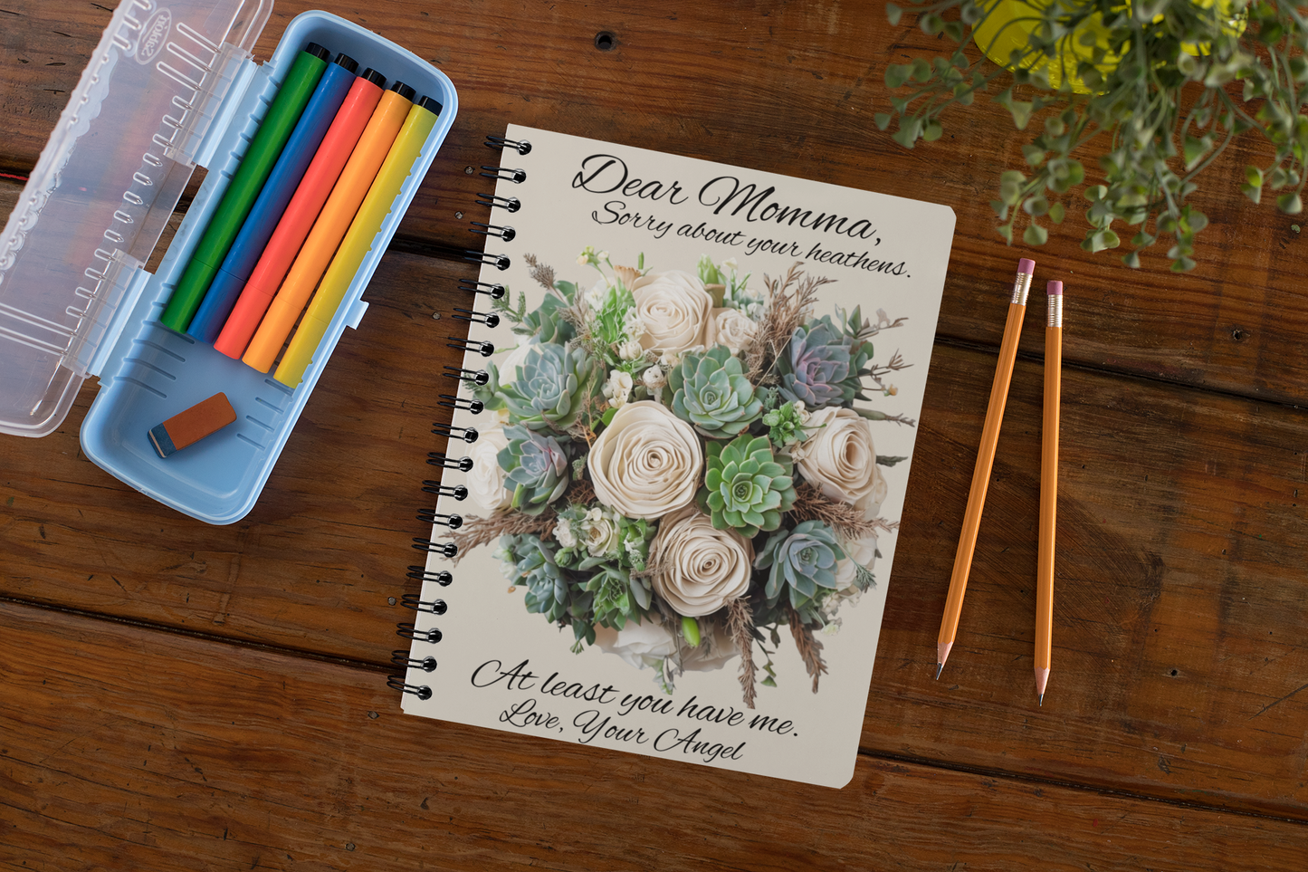 Funny Dear Momma Spiral Notebook