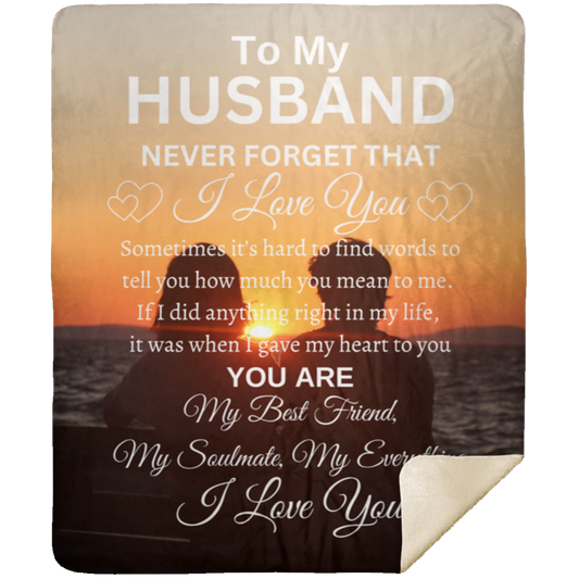 To My Husband l Blanket