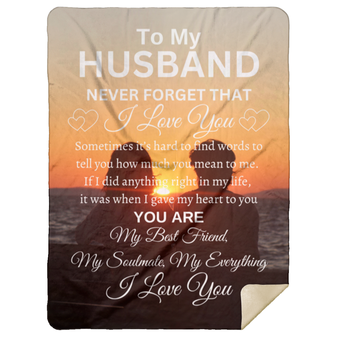 To My Husband l Blanket