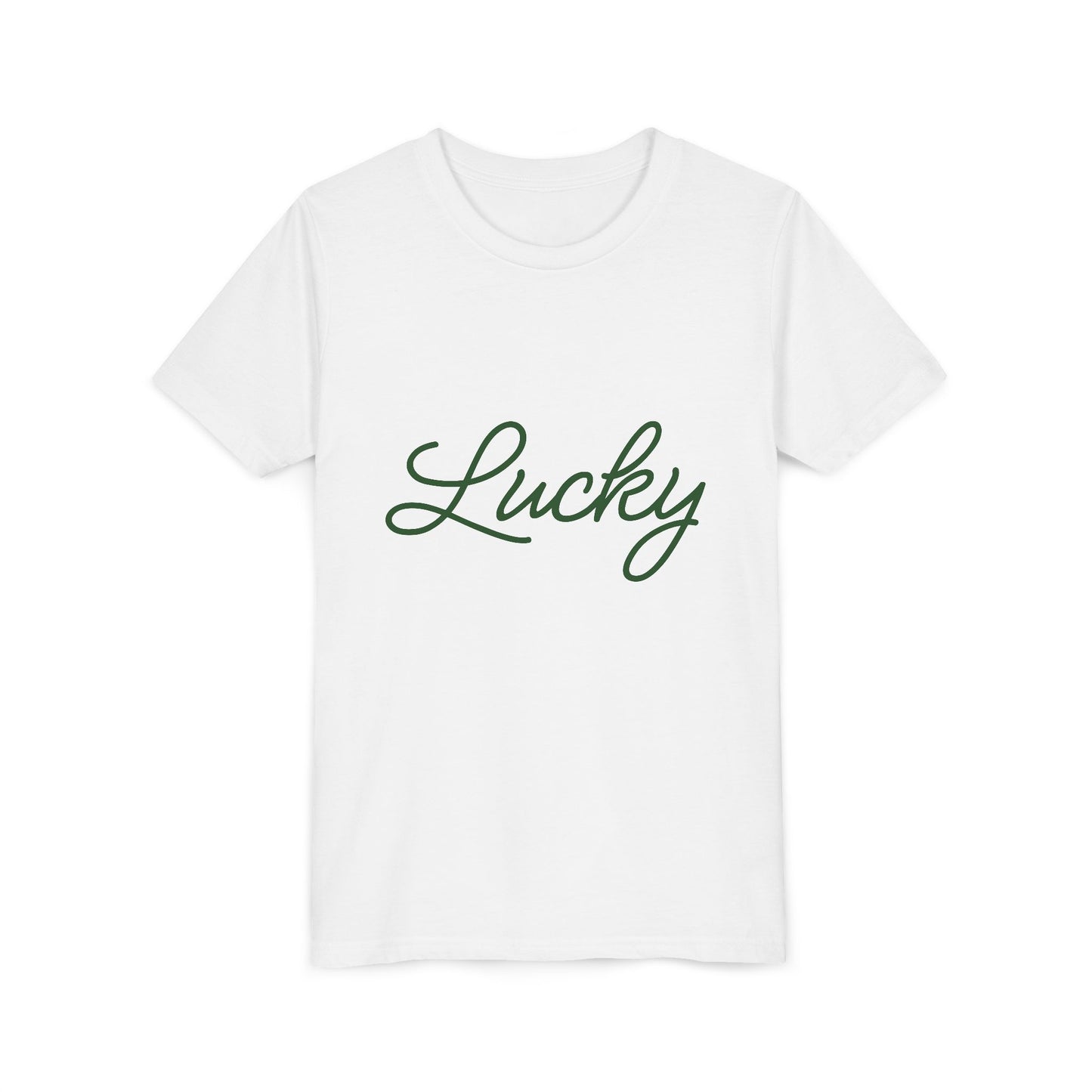 Lucky Youth Unisex Short Sleeve Tee in White or Gold | St. Patrick's Day Shirt