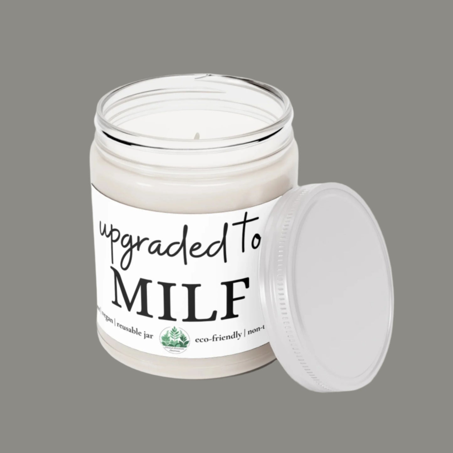 Upgraded to MILF Scented Candle | Funny Gift for Moms | Eco-Friendly | Home Decor | Gift for Her