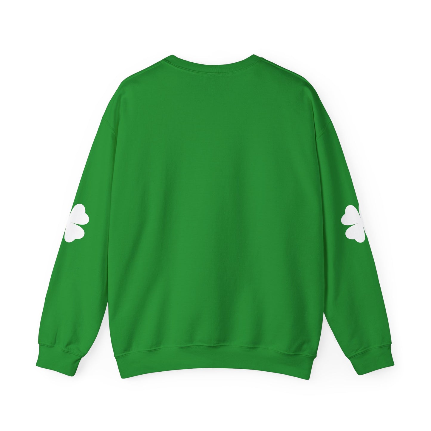 Lucky Shamrock Crewneck Sweatshirt for St. Patrick's Day | Unisex Green Sweatshirt | Irish Holiday Apparel