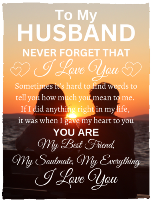 To My Husband l Blanket