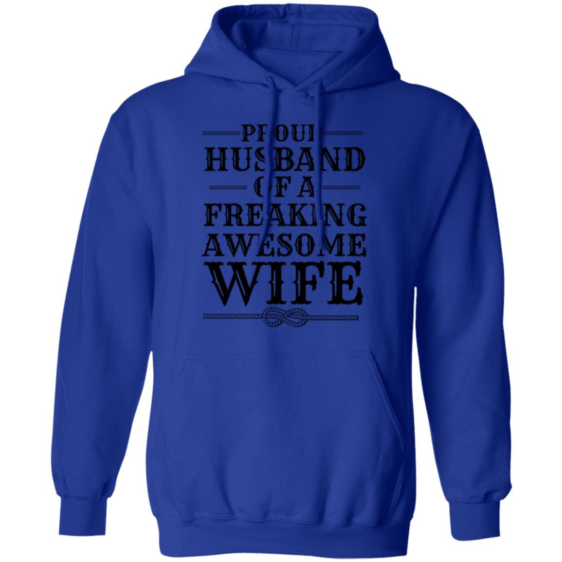 Proud Husband of a Freaking Awesome Wife l Men's Hoodie