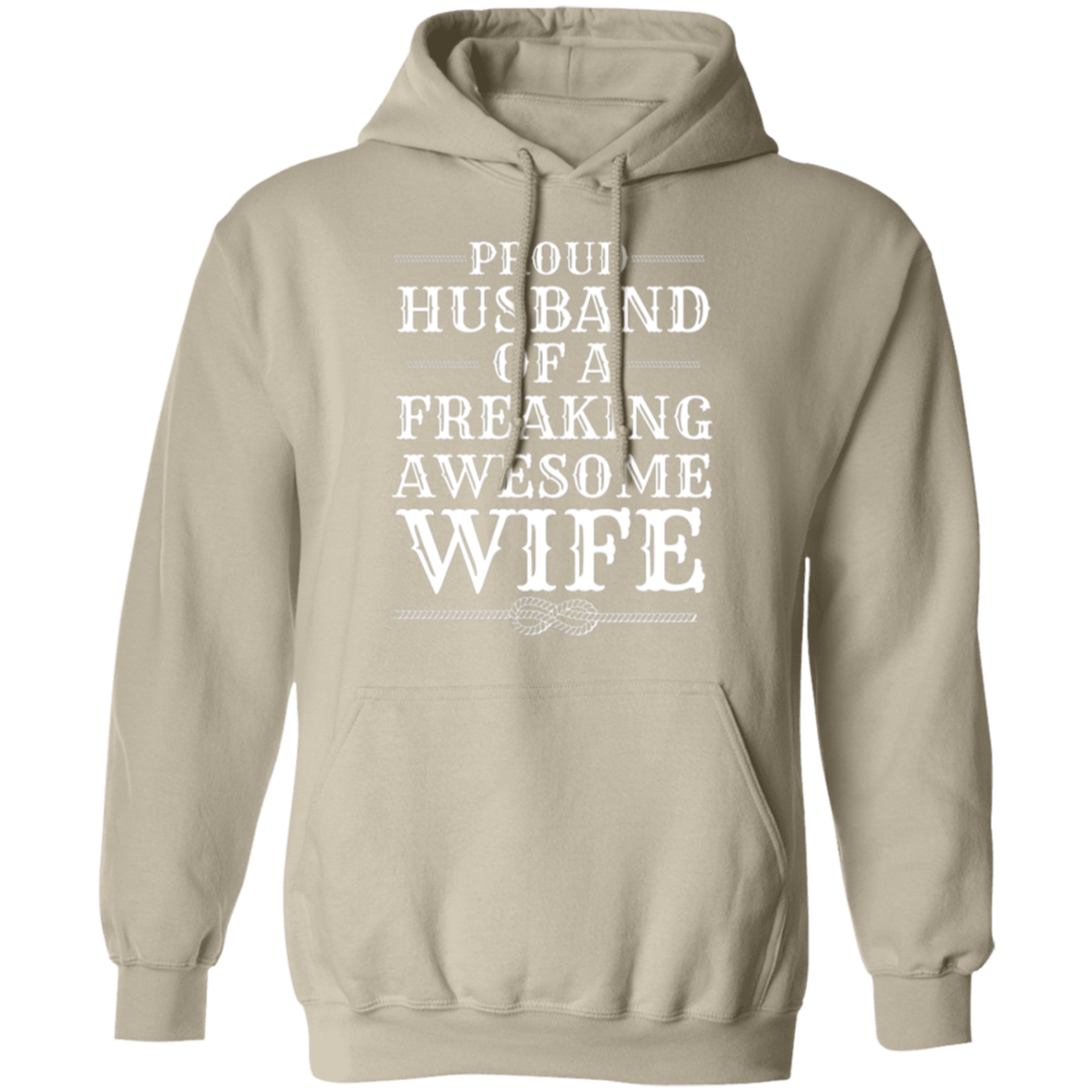 Proud Husband of a Freaking Awesome Wife l Men's Hoodie