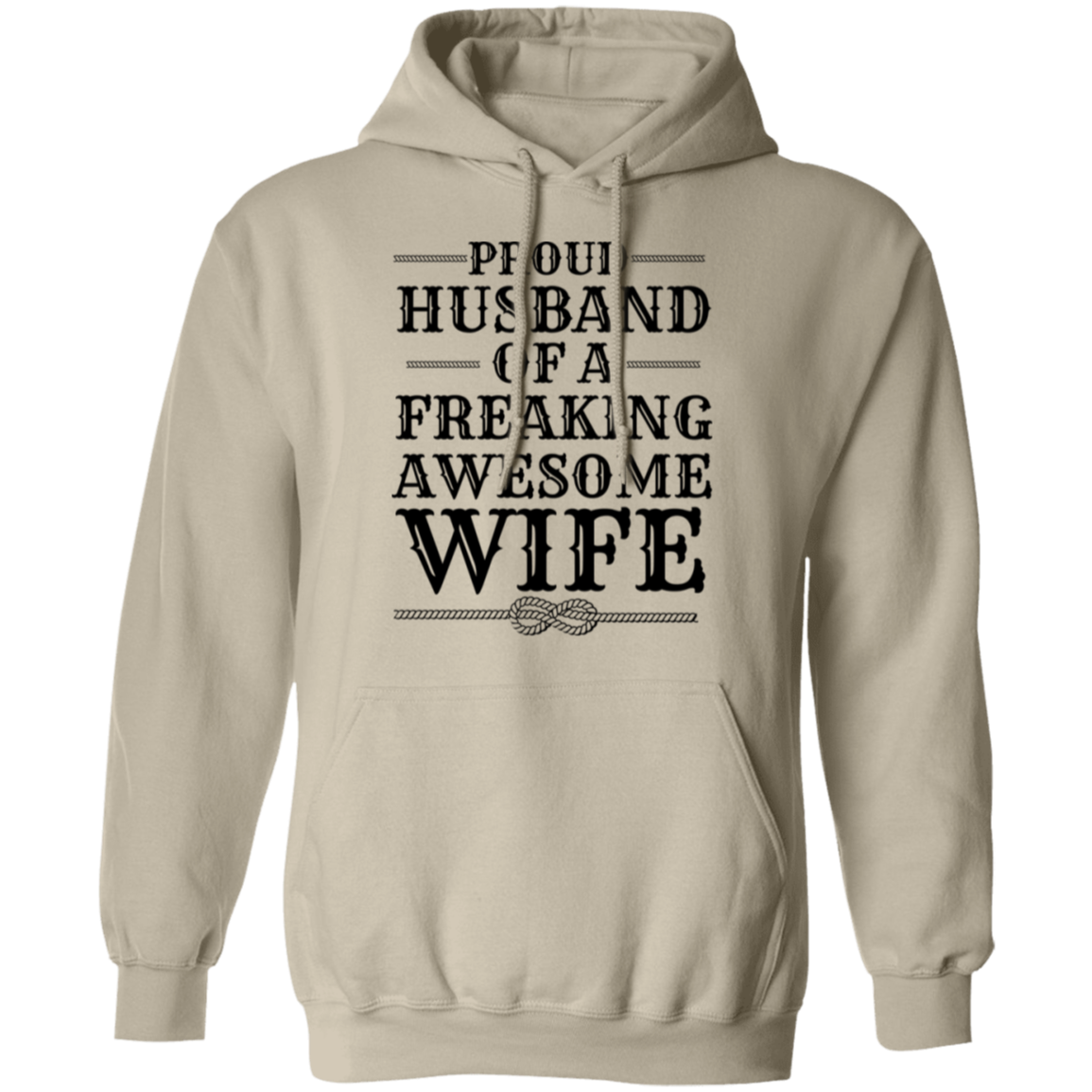 Proud Husband of a Freaking Awesome Wife l Men's Hoodie