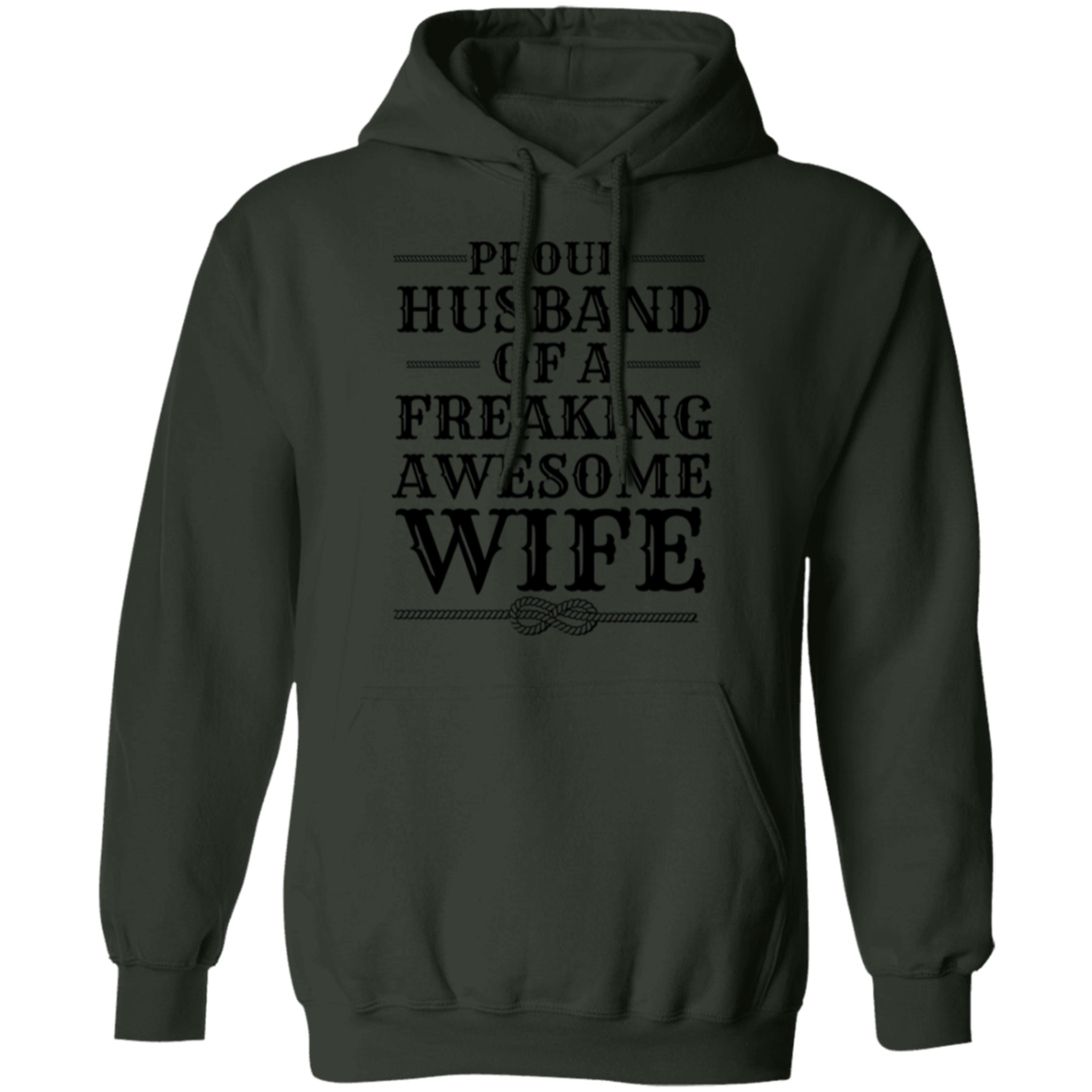 Proud Husband of a Freaking Awesome Wife l Men's Hoodie