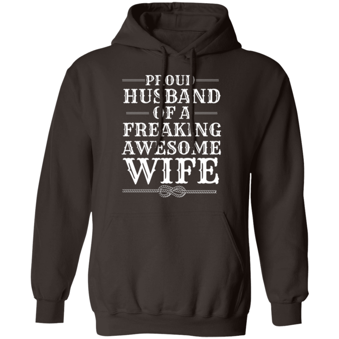 Proud Husband of a Freaking Awesome Wife l Men's Hoodie