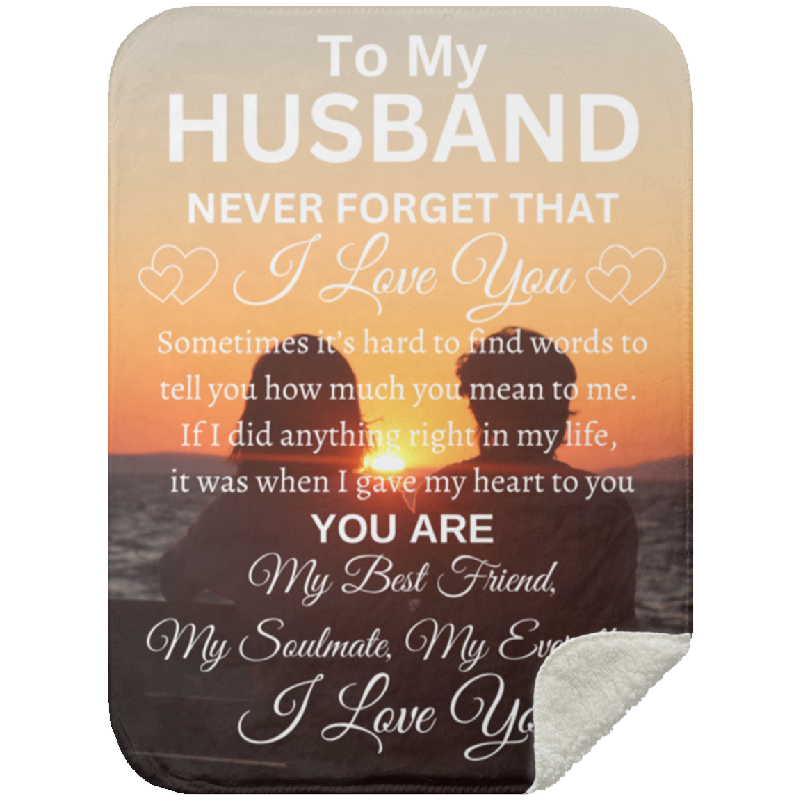 To My Husband l Blanket