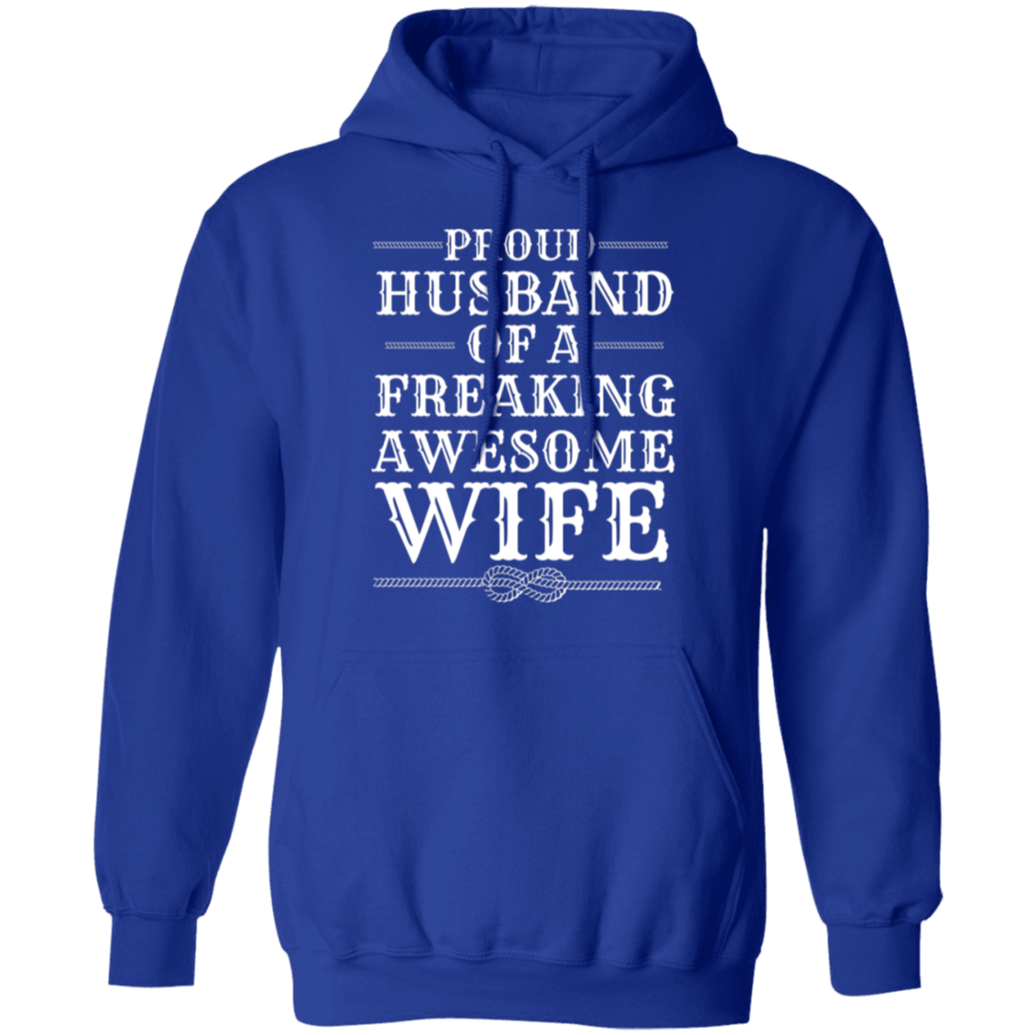 Proud Husband of a Freaking Awesome Wife l Men's Hoodie