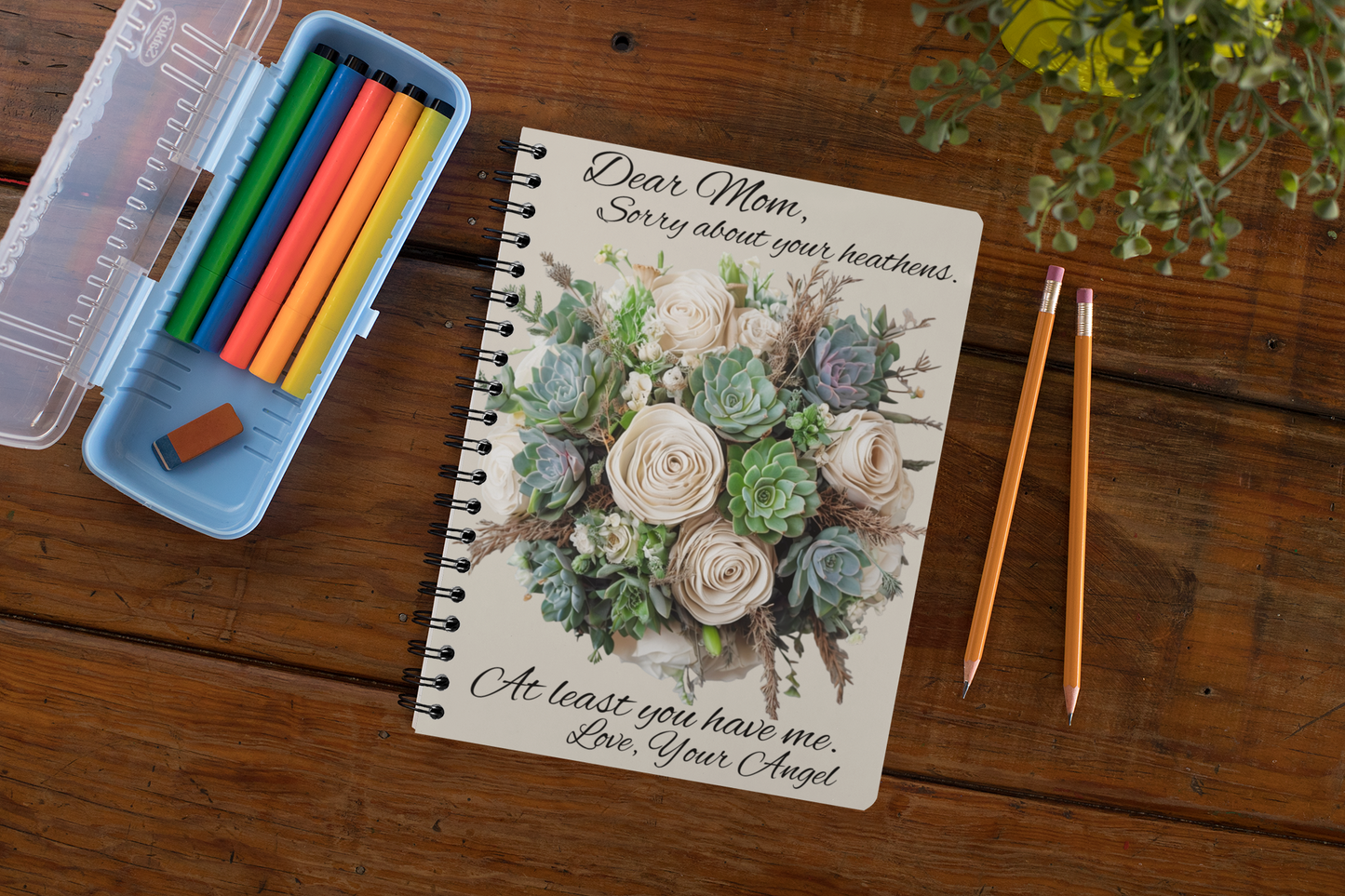 Funny Dear Mom Spiral Notebook