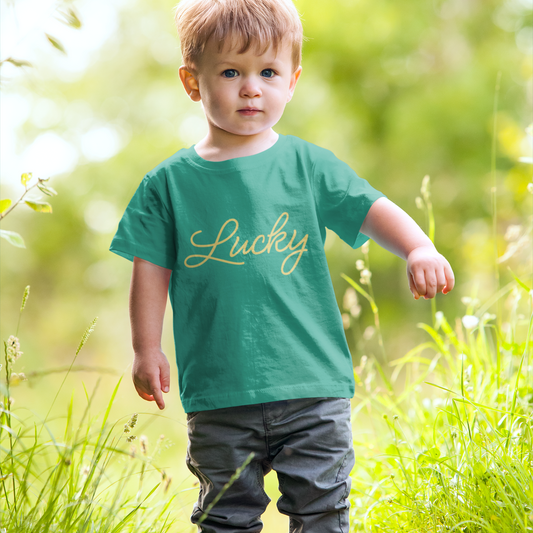 Lucky Toddler Tee l St. Patrick's Day Gift