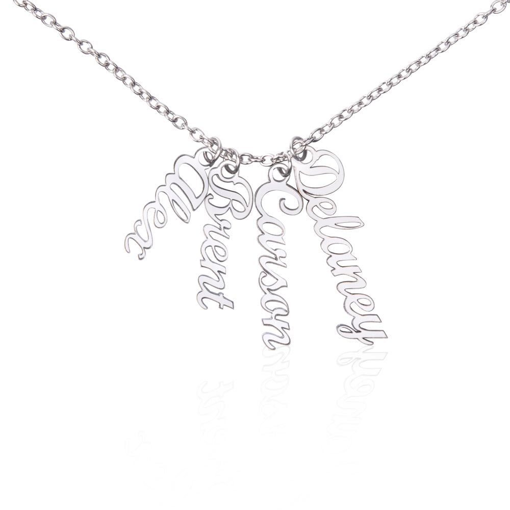 Stunning Multiple Name Necklace