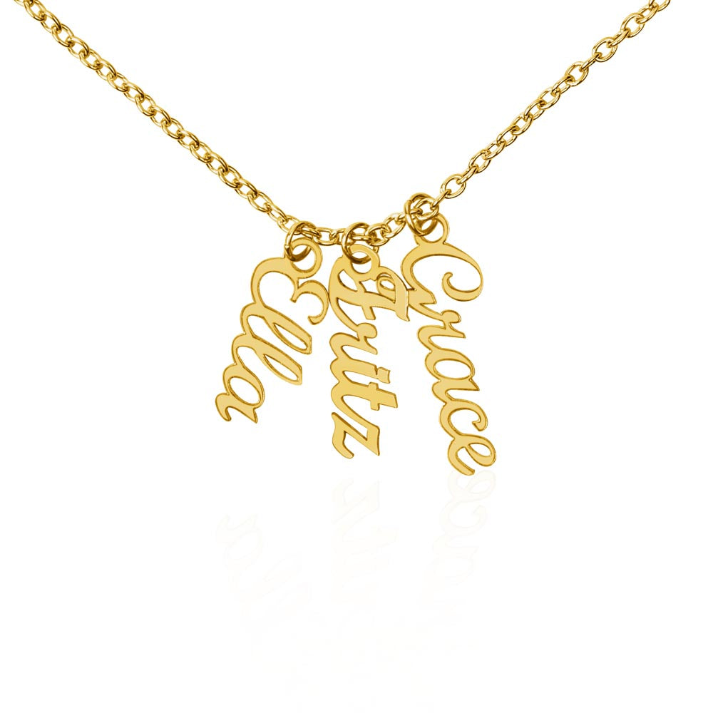 Stunning Multiple Name Necklace