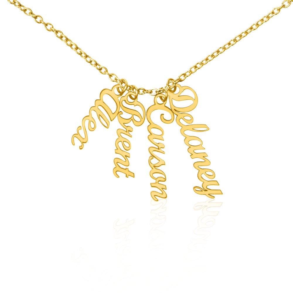 Stunning Multiple Name Necklace