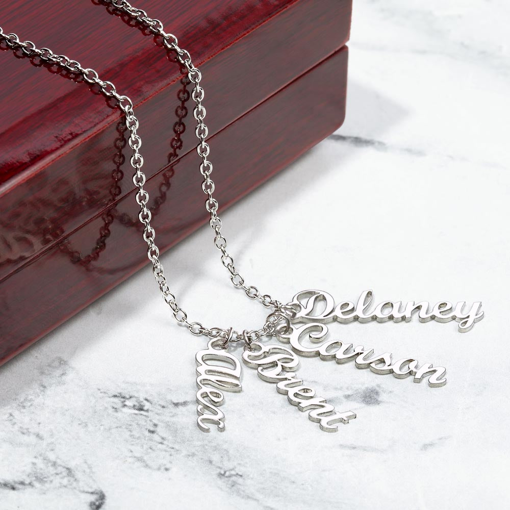 Stunning Multiple Name Necklace