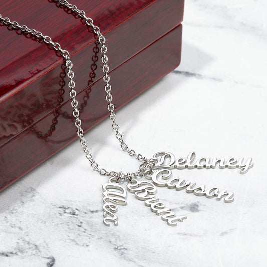 Stunning Multiple Name Necklace