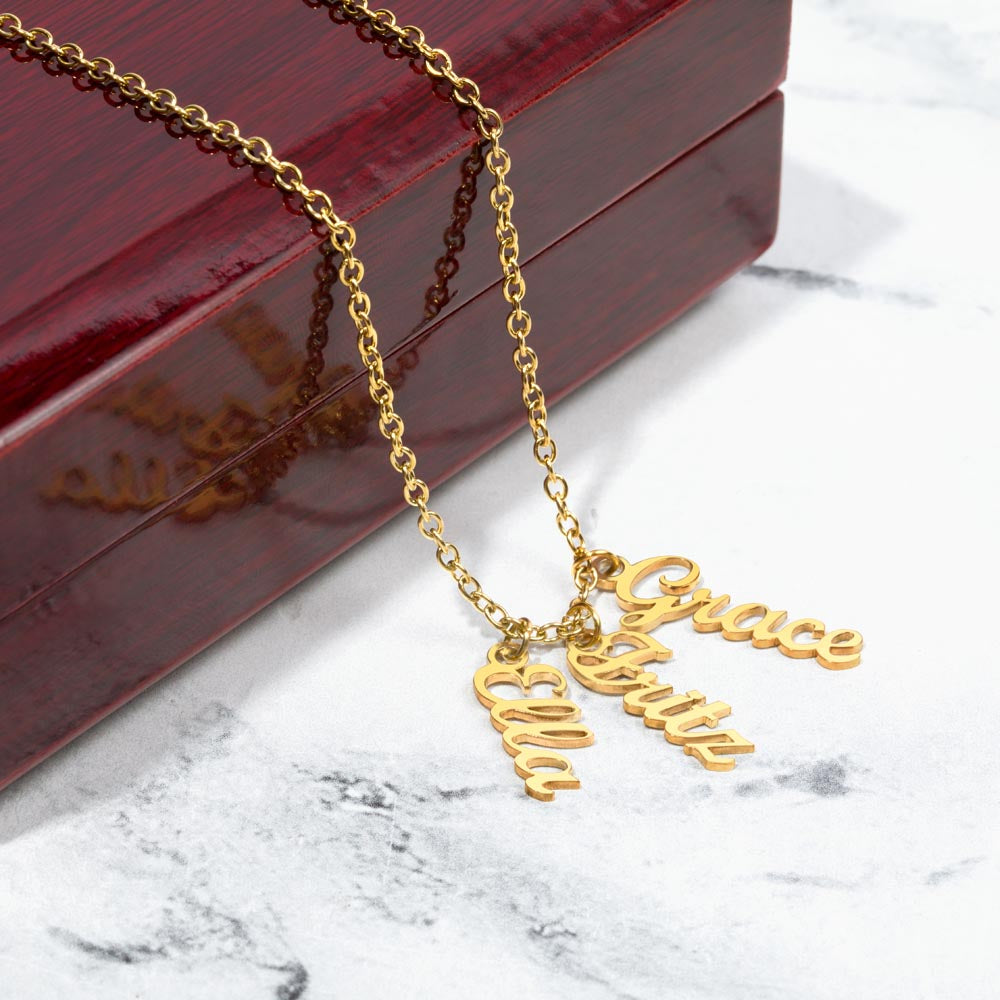 Stunning Multiple Name Necklace