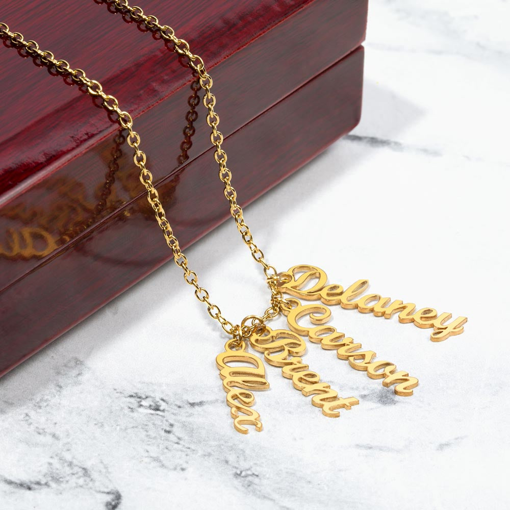 Stunning Multiple Name Necklace