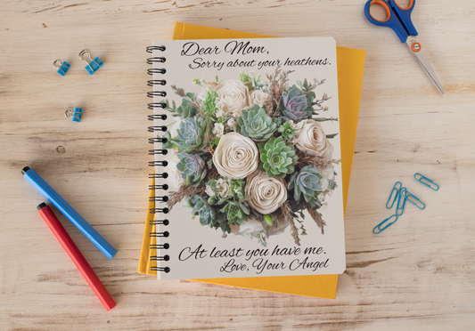 Funny Dear Mom Spiral Notebook