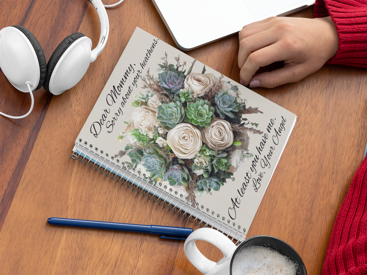 Funny Dear Mommy Spiral Notebook