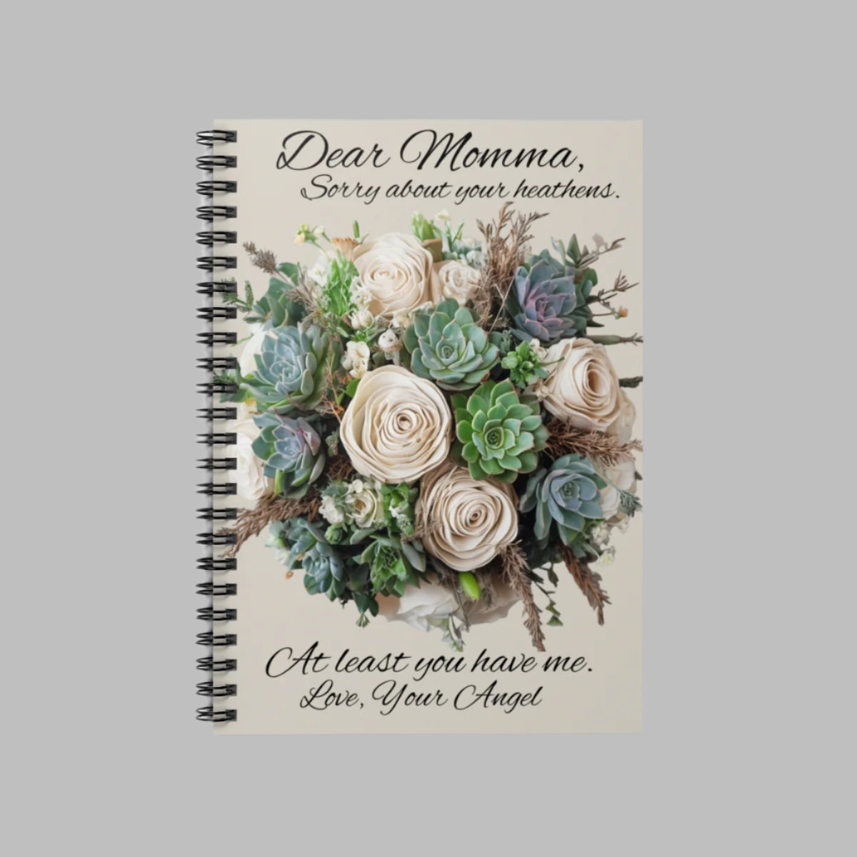 Funny Dear Momma Spiral Notebook