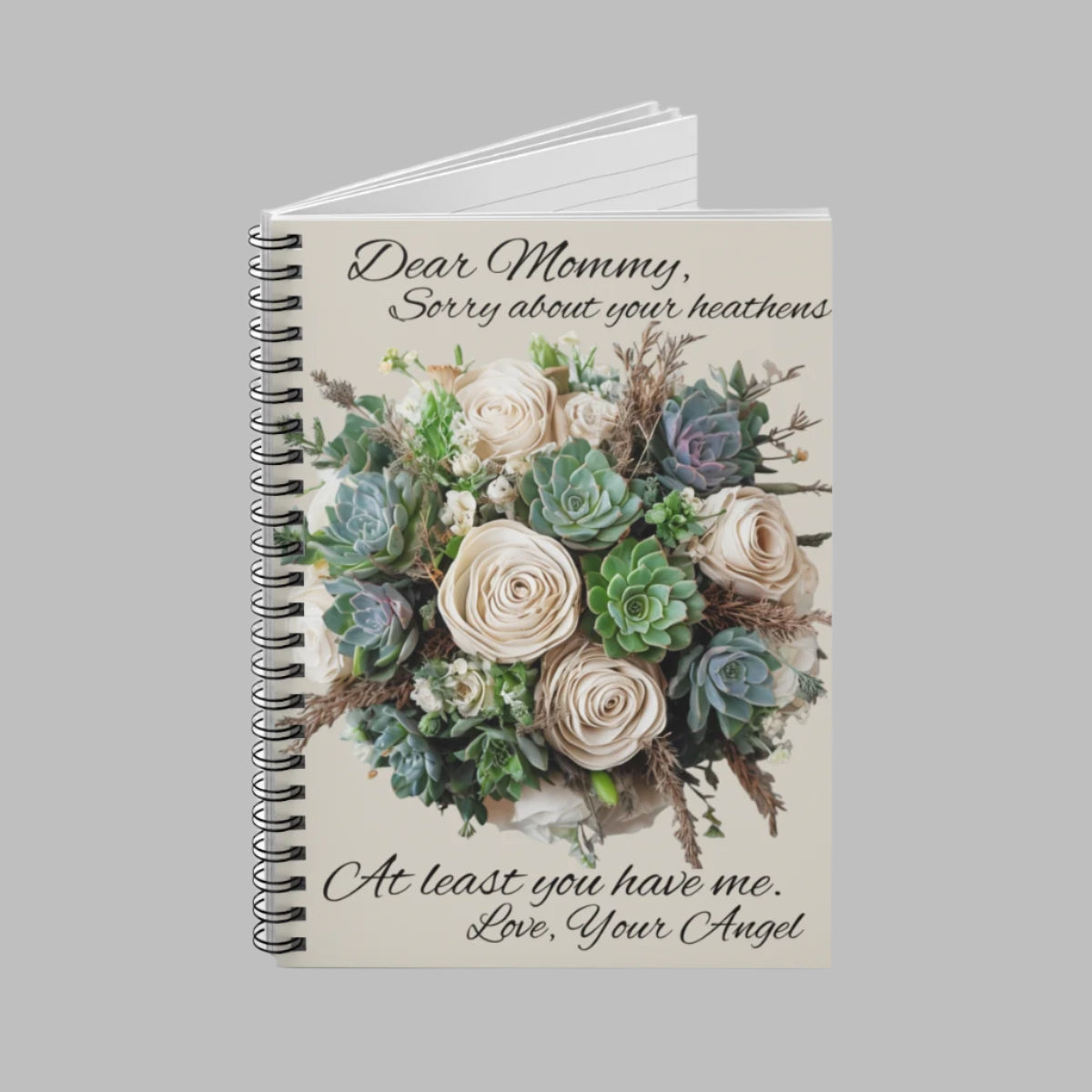 Funny Dear Mommy Spiral Notebook