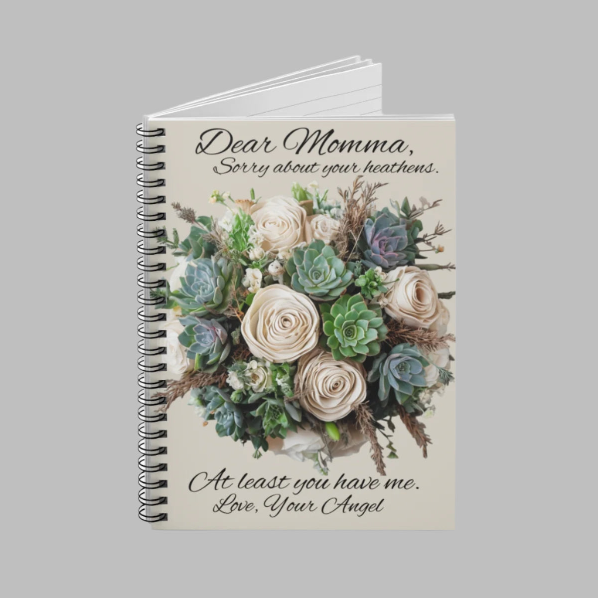 Funny Dear Momma Spiral Notebook