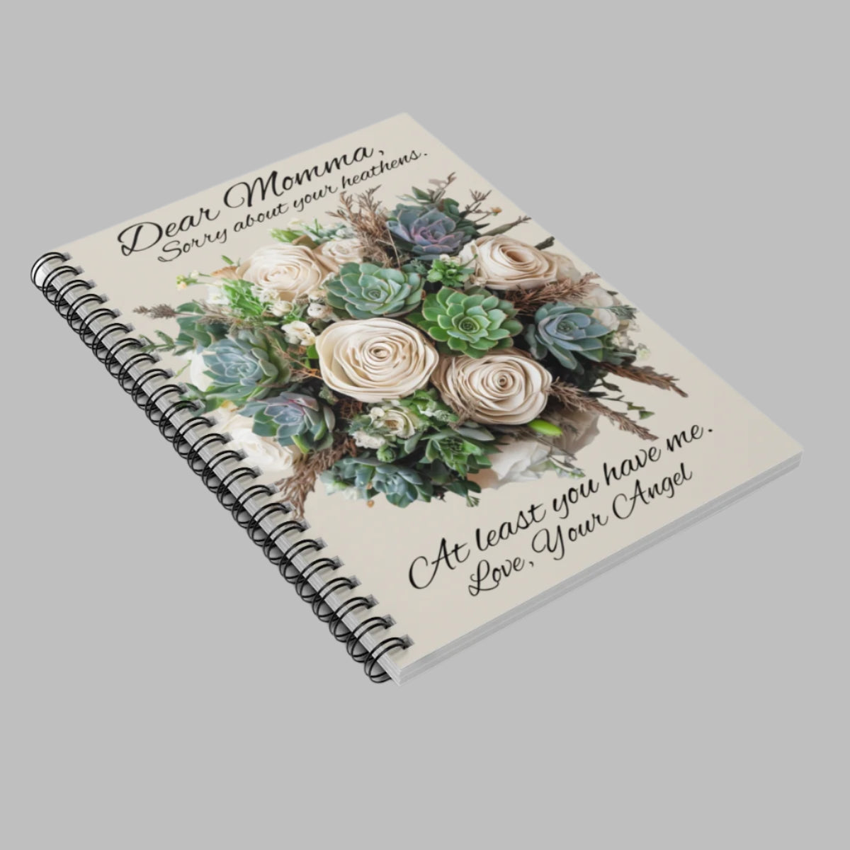 Funny Dear Momma Spiral Notebook