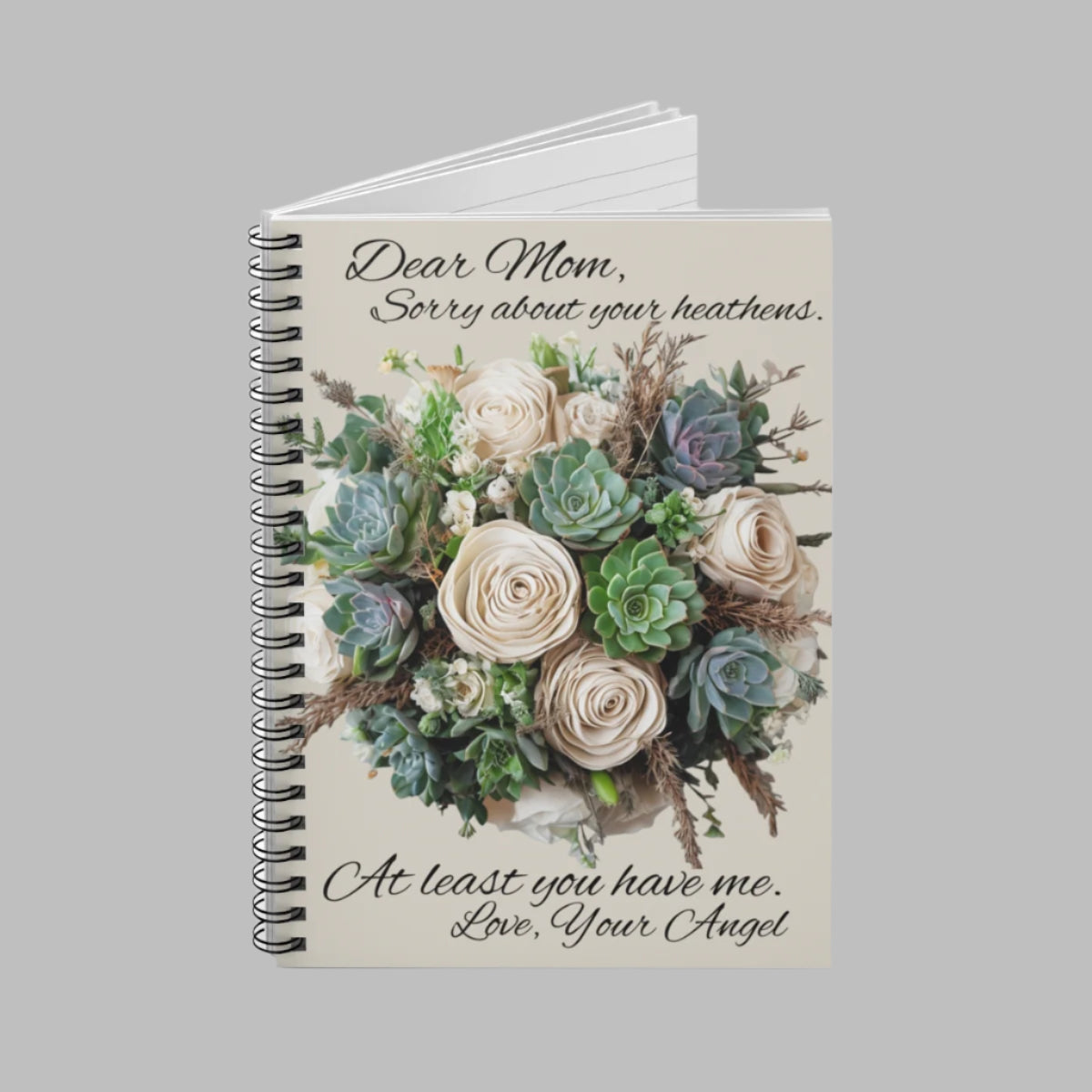 Funny Dear Mom Spiral Notebook